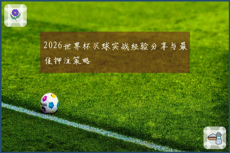 2026世界杯买球实战经验分享与最佳押注策略